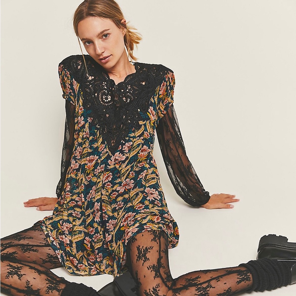 Free People Margot printed dress